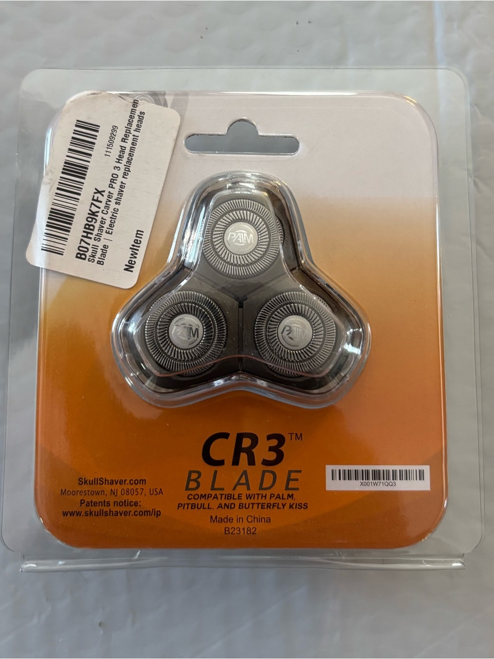CR3 Replacement Blade - Black & Silver